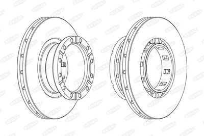 Brake Disc BERAL BCR318A