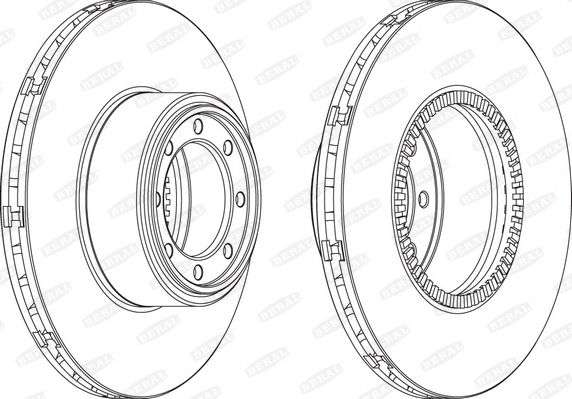 BERAL BCR321A Brake Disc