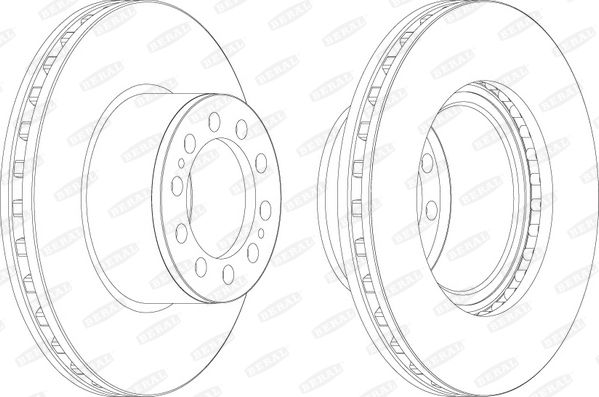 BERAL BCR323A Brake Disc