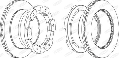 Brake Disc BERAL BCR332A