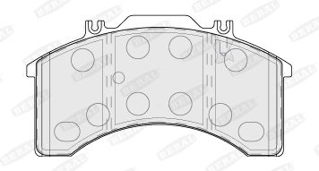 Brake Pad Set, disc brake BERAL BCV29032T