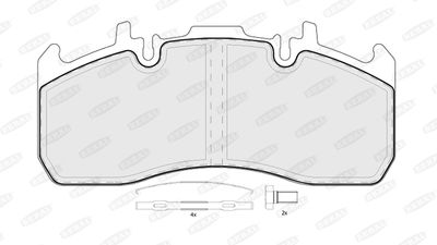 Brake Pad Set, disc brake BERAL BCV29173TK