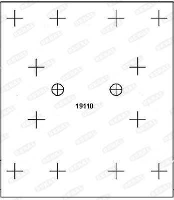 BERAL KBL19109.9-1637 Brake Lining Kit, drum brake