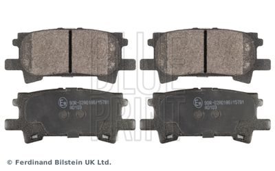 Brake Pad Set, disc brake BLUE PRINT ADT342154