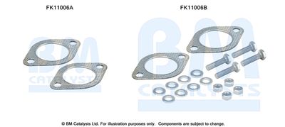 Mounting Kit, soot/particulate filter BM Catalysts FK11006