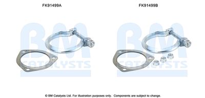 Mounting Kit, catalytic converter BM Catalysts FK91499