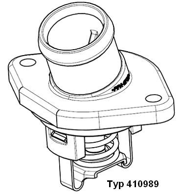 Thermostat, coolant BorgWarner (Wahler) 410989.80D