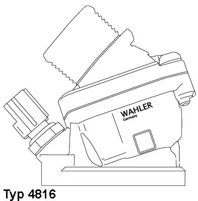 BorgWarner (Wahler) 4816.90D Thermostat, coolant