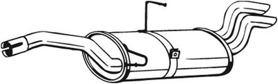 Rear Muffler BOSAL 135-571