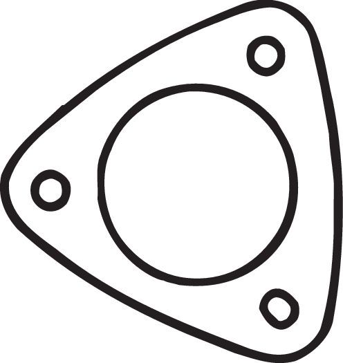 BOSAL 256-153 Gasket, exhaust pipe