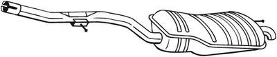 Rear Muffler BOSAL 283-497