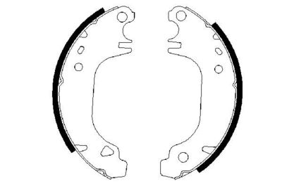 Brake Shoe Set BOSCH 0 986 487 275