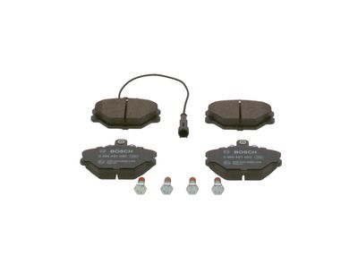 Brake Pad Set, disc brake BOSCH 0 986 491 050