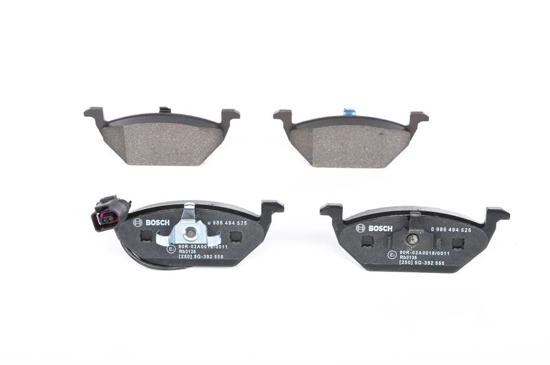 BOSCH 0 986 494 525 Brake Pad Set, disc brake