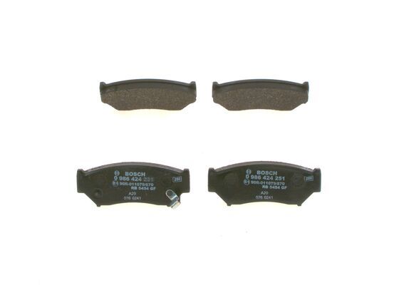 BOSCH 0 986 424 251 Brake Pad Set, disc brake