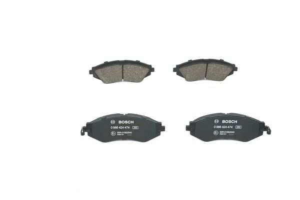 BOSCH 0 986 424 474 Brake Pad Set, disc brake