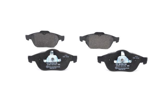 BOSCH 0 986 424 616 Brake Pad Set, disc brake