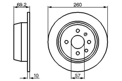 Brake Disc BOSCH 0 986 478 086