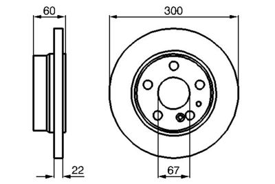 Brake Disc BOSCH 0 986 478 566