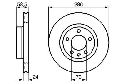 Brake Disc BOSCH 0 986 478 594