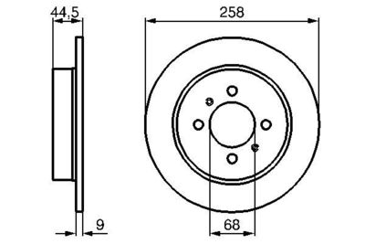 Brake Disc BOSCH 0 986 478 836