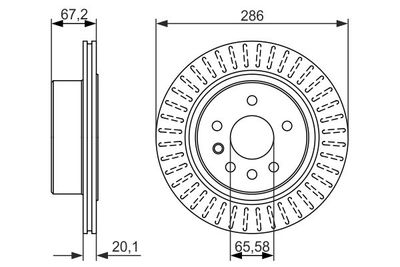 Brake Disc BOSCH 0 986 479 394