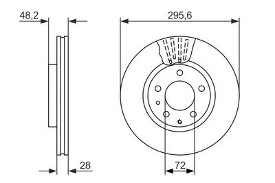 Brake Disc BOSCH 0 986 479 758