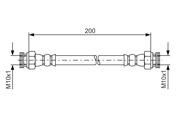 BOSCH 1 987 476 006 Brake Hose