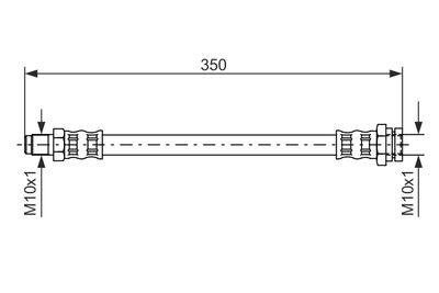 Brake Hose BOSCH 1 987 476 491