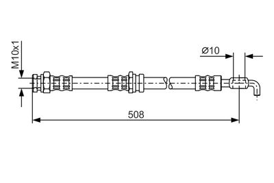 Brake Hose BOSCH 1 987 476 733