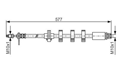 Brake Hose BOSCH 1 987 476 809