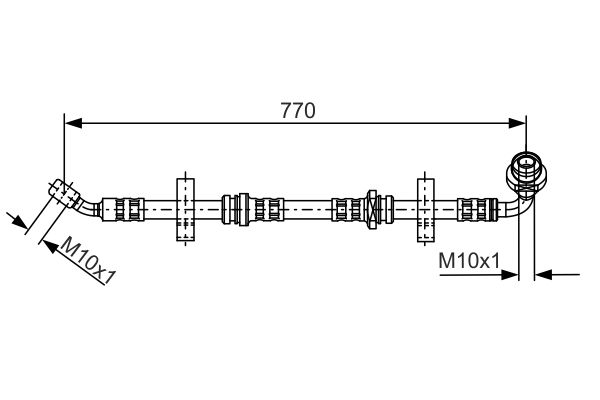 BOSCH 1 987 481 071 Brake Hose