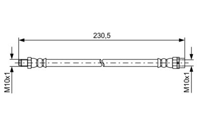 Brake Hose BOSCH 1 987 481 599