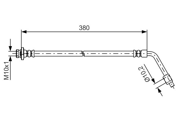 BOSCH 1 987 481 623 Brake Hose