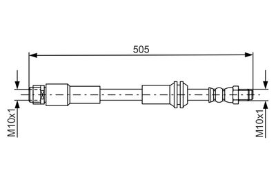 Brake Hose BOSCH 1 987 481 675