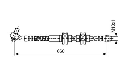 Brake Hose BOSCH 1 987 481 A49