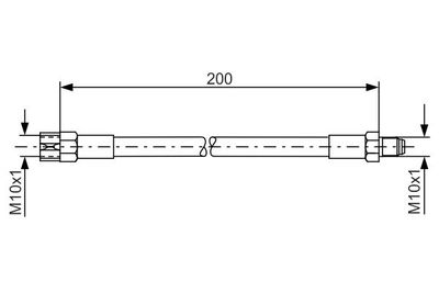 Brake Hose BOSCH 1 987 476 002