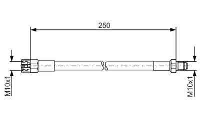 Brake Hose BOSCH 1 987 476 009