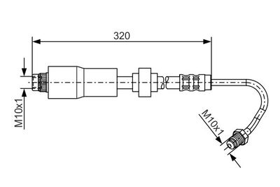 Brake Hose BOSCH 1 987 476 065