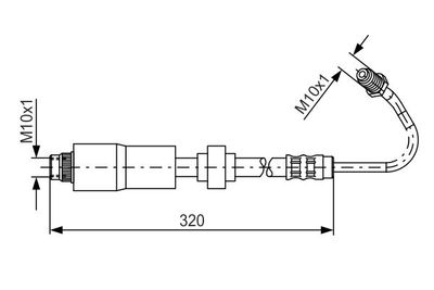 Brake Hose BOSCH 1 987 476 067