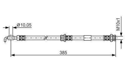 Brake Hose BOSCH 1 987 476 110