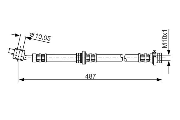 BOSCH 1 987 476 135 Brake Hose