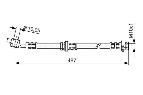 BOSCH 1 987 476 168 Brake Hose