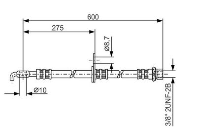 Brake Hose BOSCH 1 987 476 246