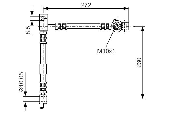 BOSCH 1 987 476 361 Brake Hose