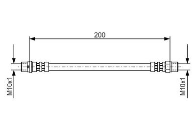 Brake Hose BOSCH 1 987 476 403