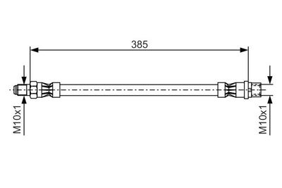 Brake Hose BOSCH 1 987 476 439