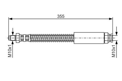 Brake Hose BOSCH 1 987 476 519