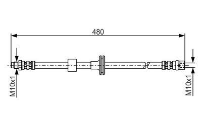 Brake Hose BOSCH 1 987 476 778