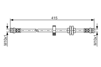 Brake Hose BOSCH 1 987 476 999